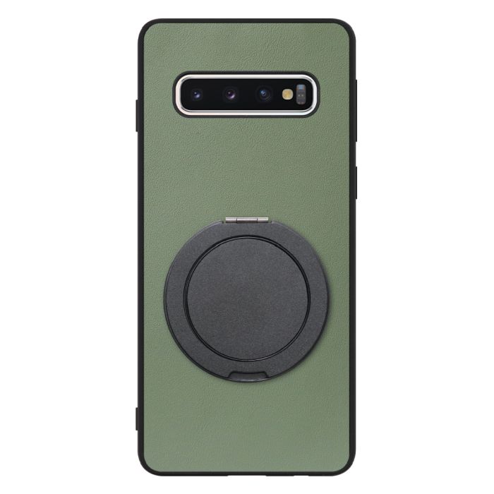[ LOOF RING-SHELL (シンプル Ver.) ] Galaxy S10 SC-03L / SCV41 galaxys10 スマホケース 背面 ケース カバー ハードケース スマホリング リング付き 本革 ストラップホール [ Galaxy S10 ]
