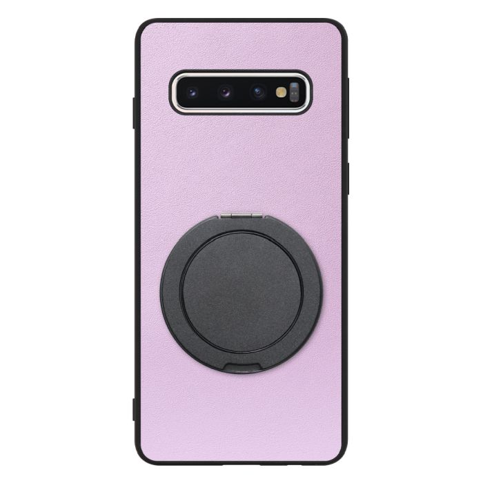 [ LOOF RING-SHELL (シンプル Ver.) ] Galaxy S10 SC-03L / SCV41 galaxys10 スマホケース 背面 ケース カバー ハードケース スマホリング リング付き 本革 ストラップホール [ Galaxy S10 ]