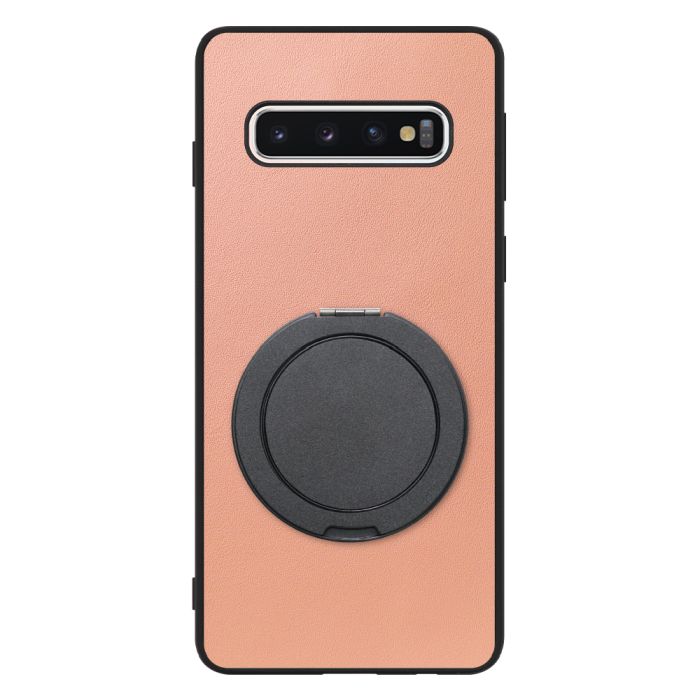 [ LOOF RING-SHELL (シンプル Ver.) ] Galaxy S10 SC-03L / SCV41 galaxys10 スマホケース 背面 ケース カバー ハードケース スマホリング リング付き 本革 ストラップホール [ Galaxy S10 ]