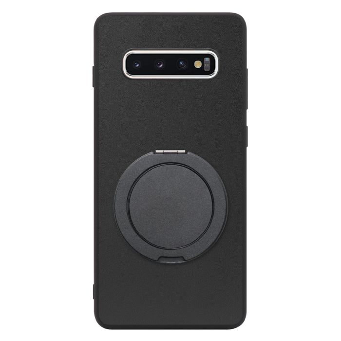 [ LOOF RING-SHELL (シンプル Ver.) ] Galaxy S10+ SC-04L / SCV42 s10plus s10 plus スマホケース 背面 ケース カバー ハードケース スマホリング リング付き 本革 ストラップホール [ Galaxy S10+ ]