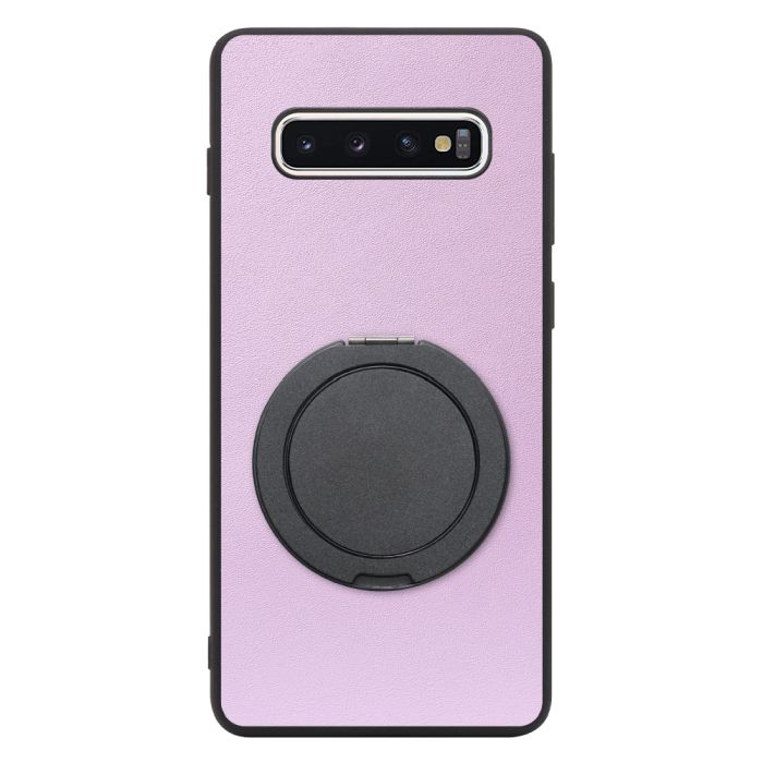 [ LOOF RING-SHELL (シンプル Ver.) ] Galaxy S10+ SC-04L / SCV42 s10plus s10 plus スマホケース 背面 ケース カバー ハードケース スマホリング リング付き 本革 ストラップホール [ Galaxy S10+ ]