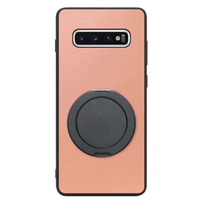 [ LOOF RING-SHELL (シンプル Ver.) ] Galaxy S10+ SC-04L / SCV42 s10plus s10 plus スマホケース 背面 ケース カバー ハードケース スマホリング リング付き 本革 ストラップホール [ Galaxy S10+ ]