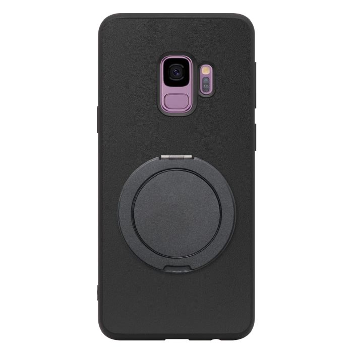 [ LOOF RING-SHELL (シンプル Ver.) ] Galaxy S9 SC-02K / SCV38 galaxys9 スマホケース 背面 ケース カバー ハードケース スマホリング リング付き 本革 ストラップホール [ Galaxy S9 ]