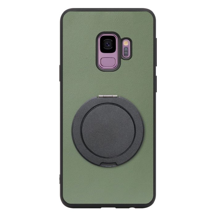 [ LOOF RING-SHELL (シンプル Ver.) ] Galaxy S9 SC-02K / SCV38 galaxys9 スマホケース 背面 ケース カバー ハードケース スマホリング リング付き 本革 ストラップホール [ Galaxy S9 ]