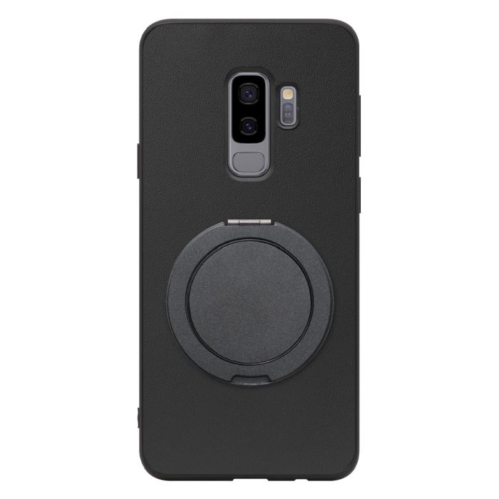 [ LOOF RING-SHELL (シンプル Ver.) ] Galaxy S9+ SC-03K / SCV39 s9plus s9 Plus スマホケース 背面 ケース カバー ハードケース スマホリング リング付き 本革 ストラップホール [ Galaxy S9+ ]