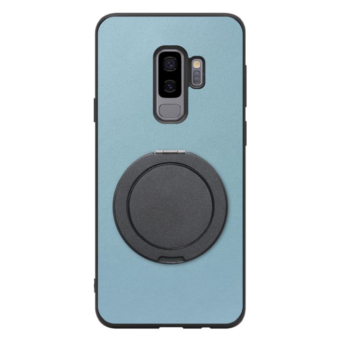 [ LOOF RING-SHELL (シンプル Ver.) ] Galaxy S9+ SC-03K / SCV39 s9plus s9 Plus スマホケース 背面 ケース カバー ハードケース スマホリング リング付き 本革 ストラップホール [ Galaxy S9+ ]