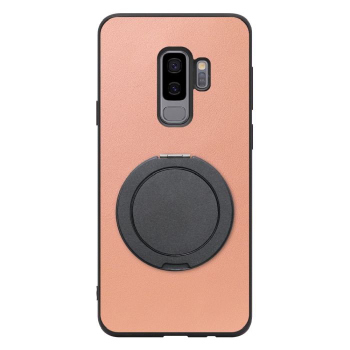 [ LOOF RING-SHELL (シンプル Ver.) ] Galaxy S9+ SC-03K / SCV39 s9plus s9 Plus スマホケース 背面 ケース カバー ハードケース スマホリング リング付き 本革 ストラップホール [ Galaxy S9+ ]