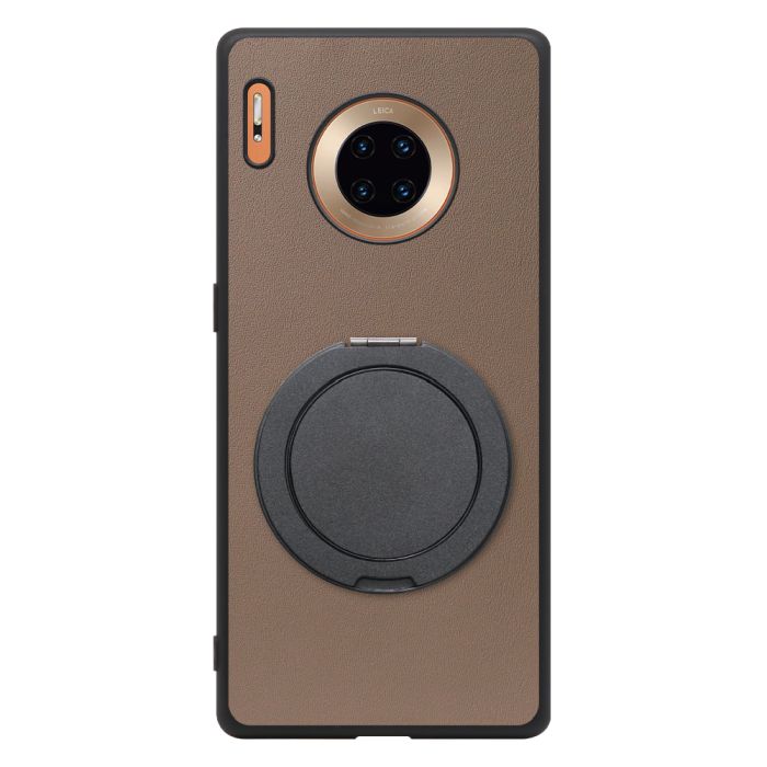 [ LOOF RING-SHELL (シンプル Ver.) ] HUAWEI Mate 30 Pro 5G mate30pro5g mate30 30pro プロ スマホケース 背面 ケース カバー ハードケース スマホリング リング付き 本革 ストラップホール [ HUAWEI Mate 30 Pro 5G ]