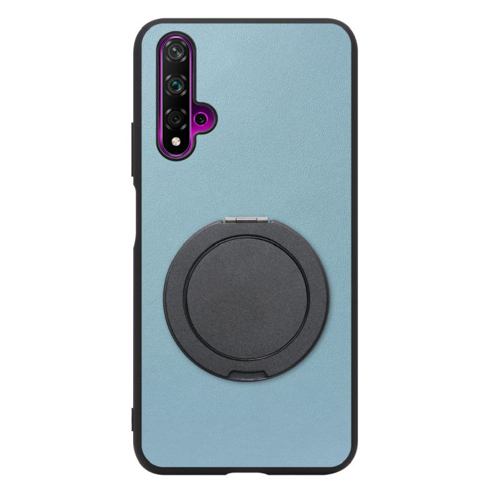 [ LOOF RING-SHELL (シンプル Ver.) ] HUAWEI nova 5T nova5t スマホケース 背面 ケース カバー ハードケース スマホリング リング付き 本革 ストラップホール [ HUAWEI nova 5T ]