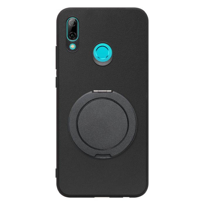 [ LOOF RING-SHELL (シンプル Ver.) ] HUAWEI nova lite 3 POT-LX2J novalite3 novalite 3 スマホケース 背面 ケース カバー ハードケース スマホリング リング付き 本革 ストラップホール [ HUAWEI nova lite 3 ]