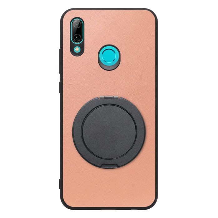 [ LOOF RING-SHELL (シンプル Ver.) ] HUAWEI nova lite 3 POT-LX2J novalite3 novalite 3 スマホケース 背面 ケース カバー ハードケース スマホリング リング付き 本革 ストラップホール [ HUAWEI nova lite 3 ]