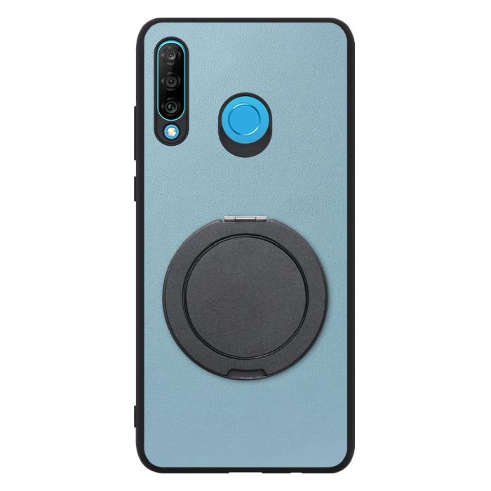 [ LOOF RING-SHELL (シンプル Ver.) ] HUAWEI P30 lite / P30 lite Premium p30lite p30litepremium スマホケース 背面 ケース カバー ハードケース スマホリング リング付き 本革 ストラップホール [ HUAWEI P30 lite / lite Premium ]