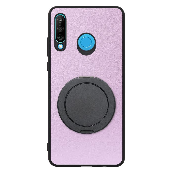 [ LOOF RING-SHELL (シンプル Ver.) ] HUAWEI P30 lite / P30 lite Premium p30lite p30litepremium スマホケース 背面 ケース カバー ハードケース スマホリング リング付き 本革 ストラップホール [ HUAWEI P30 lite / lite Premium ]