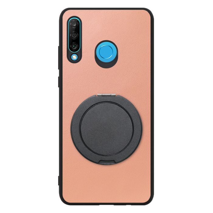 [ LOOF RING-SHELL (シンプル Ver.) ] HUAWEI P30 lite / P30 lite Premium p30lite p30litepremium スマホケース 背面 ケース カバー ハードケース スマホリング リング付き 本革 ストラップホール [ HUAWEI P30 lite / lite Premium ]