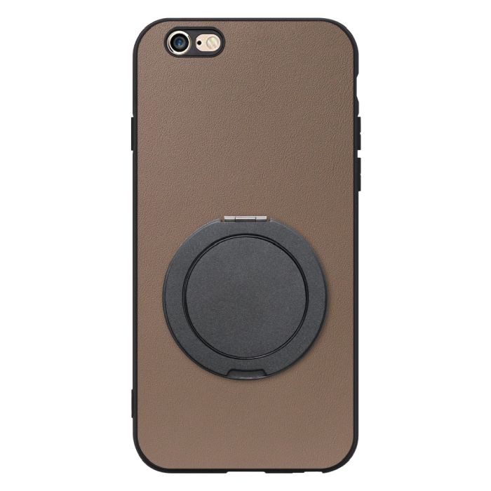 [ LOOF RING-SHELL (シンプル Ver.) ] iPhone 6 / 6s iphone6 iphone6s スマホケース 背面 ケース カバー ハードケース スマホリング リング付き 本革 ストラップホール [ iPhone 6 / 6s ]