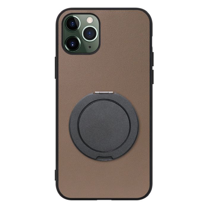 [ LOOF RING-SHELL (シンプル Ver.) ] iPhone 11 Pro iPhone11pro 11pro スマホケース 背面 ケース カバー ハードケース スマホリング リング付き 本革 ストラップホール [ iPhone 11 Pro ]