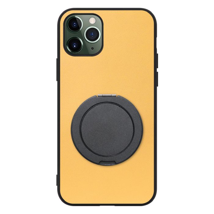 [ LOOF RING-SHELL (シンプル Ver.) ] iPhone 11 Pro iPhone11pro 11pro スマホケース 背面 ケース カバー ハードケース スマホリング リング付き 本革 ストラップホール [ iPhone 11 Pro ]