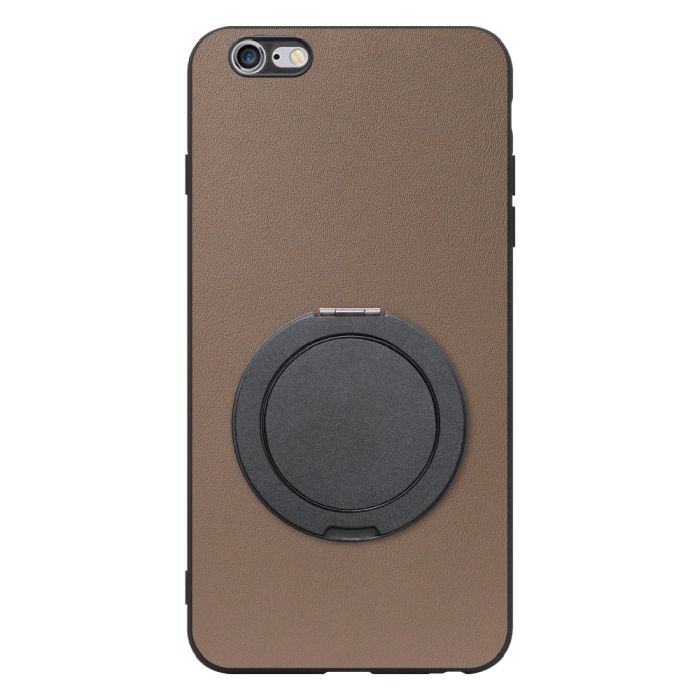 [ LOOF RING-SHELL (シンプル Ver.) ] iPhone 6 Plus / 6s Plus iphone6plus iphone6splus 6plus 6splus スマホケース 背面 ケース カバー ハードケース スマホリング リング付き 本革 ストラップホール [ iPhone 6 Plus / 6s Plus ]