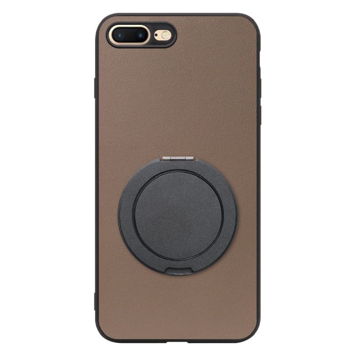 [ LOOF RING-SHELL (シンプル Ver.) ] iPhone 7 Plus / 8 Plus iphone7plus iphone8plus 7plus 8plus スマホケース 背面 ケース カバー ハードケース スマホリング リング付き 本革 ストラップホール [ iPhone 7 Plus / 8 Plus ]