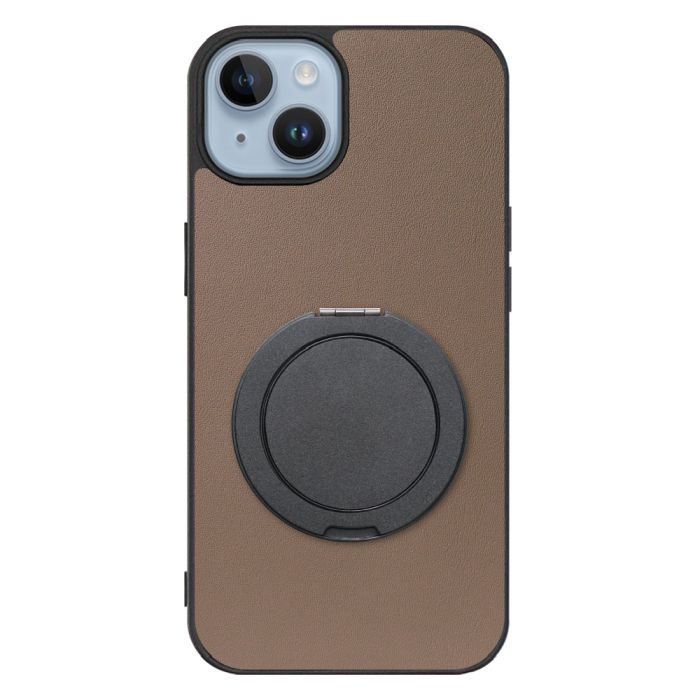 [ LOOF RING-SHELL (シンプル Ver.) ] iPhone 14 iphone14 スマホケース 背面 ケース カバー ハードケース スマホリング リング付き 本革 ストラップホール [ iPhone 14 ]