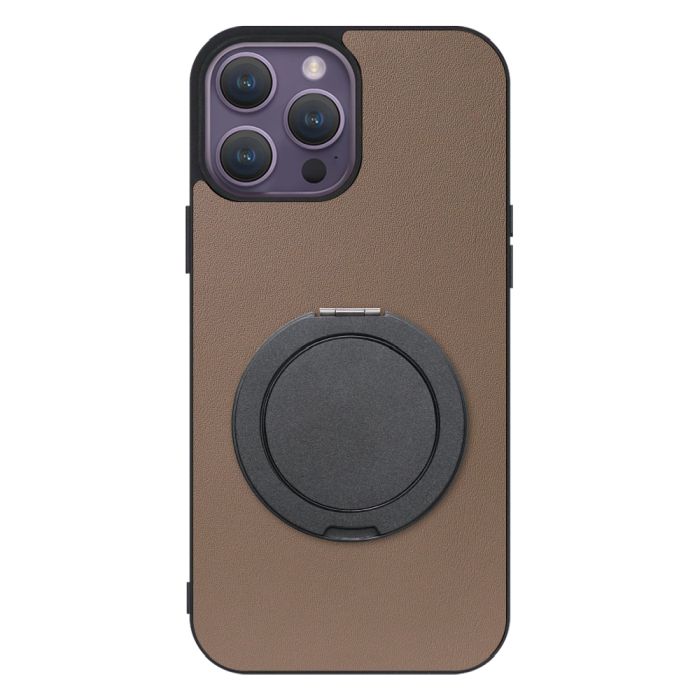 [ LOOF RING-SHELL (シンプル Ver.) ] iPhone 14 Pro Max iphone14promax 14promax プロマックス スマホケース 背面 ケース カバー ハードケース スマホリング リング付き 本革 ストラップホール [ iPhone 14 Pro Max ]