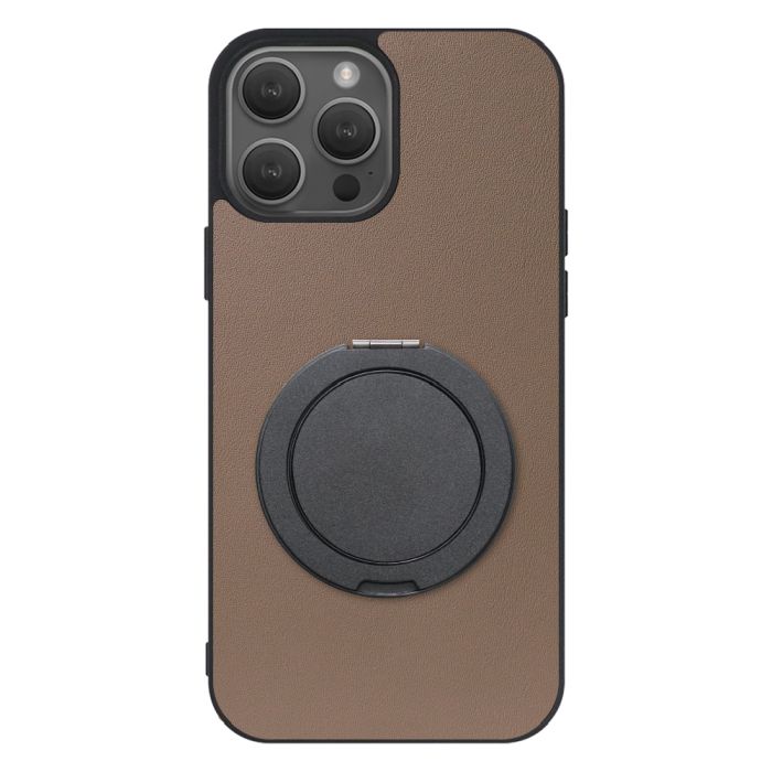 [ LOOF RING-SHELL (シンプル Ver.) ] iPhone 14 Pro iphone14pro 14pro プロ スマホケース 背面 ケース カバー ハードケース スマホリング リング付き 本革 ストラップホール [ iPhone 14 Pro ]