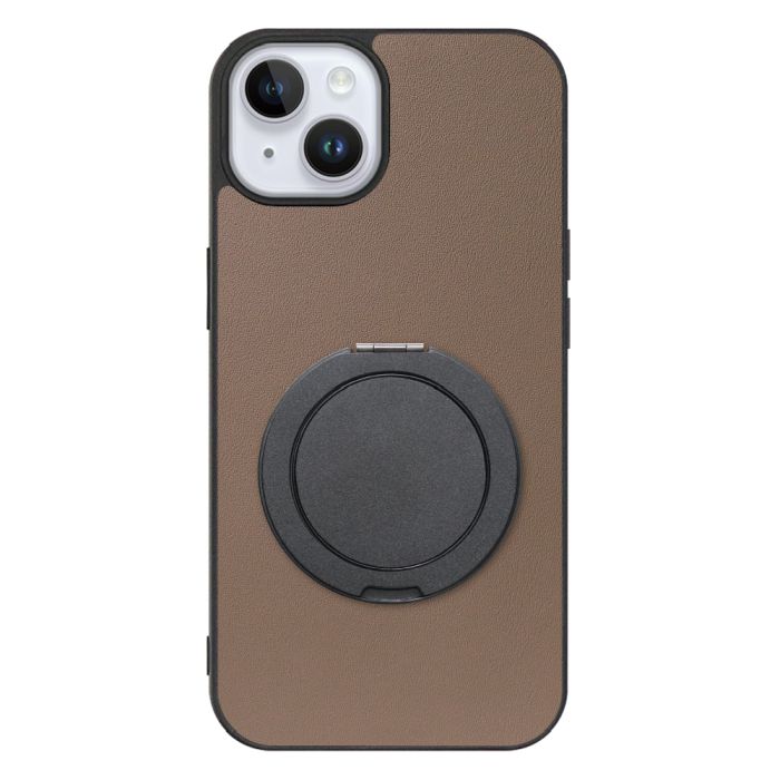 [ LOOF RING-SHELL (シンプル Ver.) ] iPhone 14 Plus iphone14plus 14plus 14+ プラス スマホケース 背面 ケース カバー ハードケース スマホリング リング付き 本革 ストラップホール [ iPhone 14 Plus ]