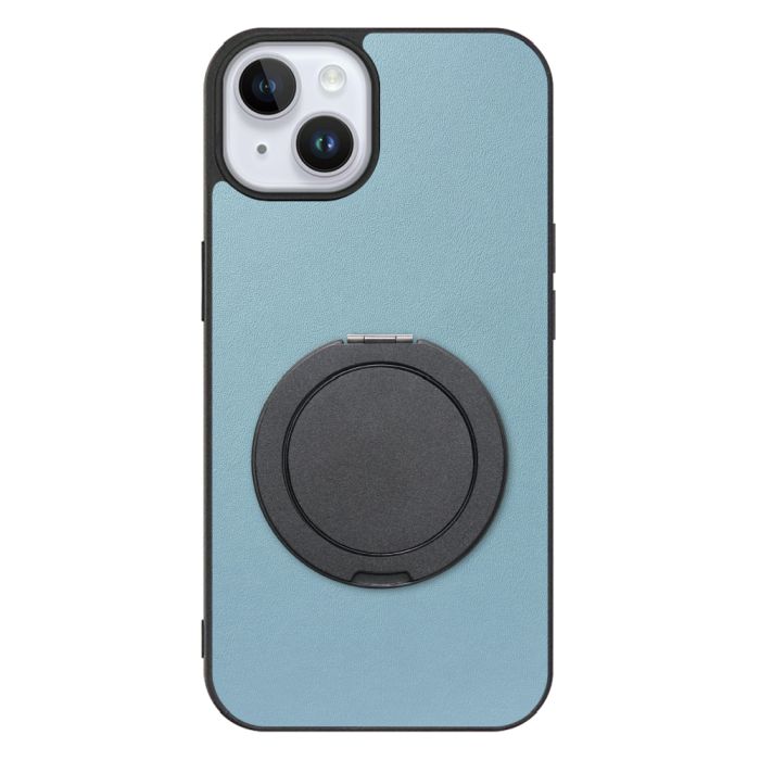 [ LOOF RING-SHELL (シンプル Ver.) ] iPhone 14 Plus iphone14plus 14plus 14+ プラス スマホケース 背面 ケース カバー ハードケース スマホリング リング付き 本革 ストラップホール [ iPhone 14 Plus ]