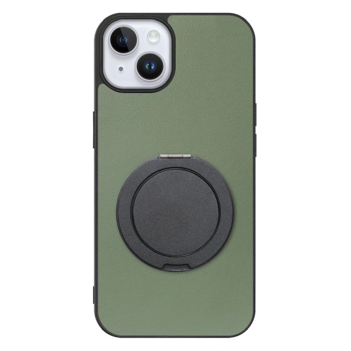 [ LOOF RING-SHELL (シンプル Ver.) ] iPhone 14 Plus iphone14plus 14plus 14+ プラス スマホケース 背面 ケース カバー ハードケース スマホリング リング付き 本革 ストラップホール [ iPhone 14 Plus ]