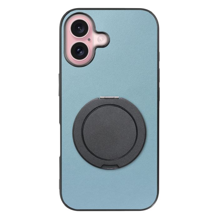 [ LOOF RING-SHELL (シンプル Ver.) ] iPhone 16 iPhone16 アイフォン16 iPhone 16 アイフォン 16 スマホケース 背面 ケース カバー ハードケース スマホリング リング付き 本革 ストラップホール [ iPhone 16 ]