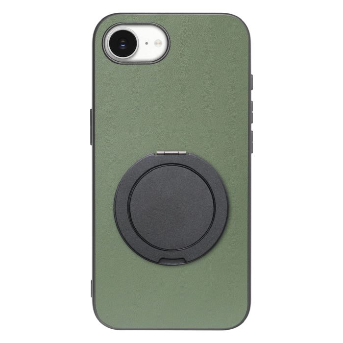 [ LOOF RING-SHELL (シンプル Ver.) ] iPhone 16e / 17e iPhone16e 17e アイフォン16イー 17イー iPhone 16E アイフォン 17E スマホケース 背面 ケース カバー ハードケース スマホリング リング付き 本革 ストラップホール [ iPhone 16e / 17e ]