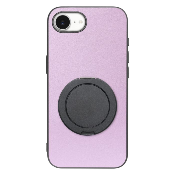 [ LOOF RING-SHELL (シンプル Ver.) ] iPhone 16e / 17e iPhone16e 17e アイフォン16イー 17イー iPhone 16E アイフォン 17E スマホケース 背面 ケース カバー ハードケース スマホリング リング付き 本革 ストラップホール [ iPhone 16e / 17e ]