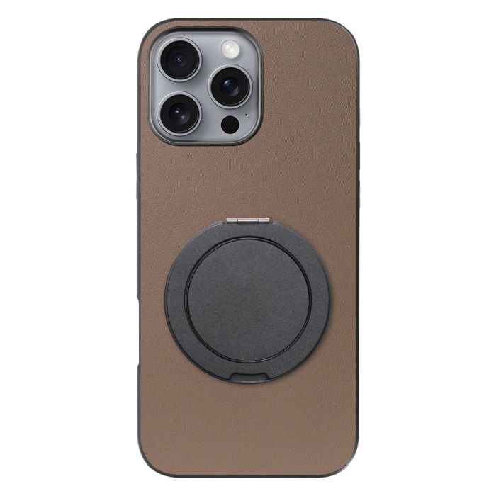 [ LOOF RING-SHELL (シンプル Ver.) ] iPhone 16 Pro Max iPhone16 Pro Max アイフォン16 プロ マックス スマホケース 背面 ケース カバー ハードケース スマホリング リング付き 本革 ストラップホール [ iPhone 16 Pro Max ]