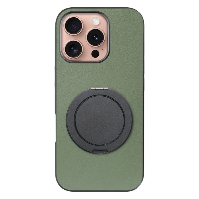 [ LOOF RING-SHELL (シンプル Ver.) ] iPhone 16 Pro iPhone16 Pro アイフォン16 プロ スマホケース 背面 ケース カバー ハードケース スマホリング リング付き 本革 ストラップホール [ iPhone 16 Pro ]