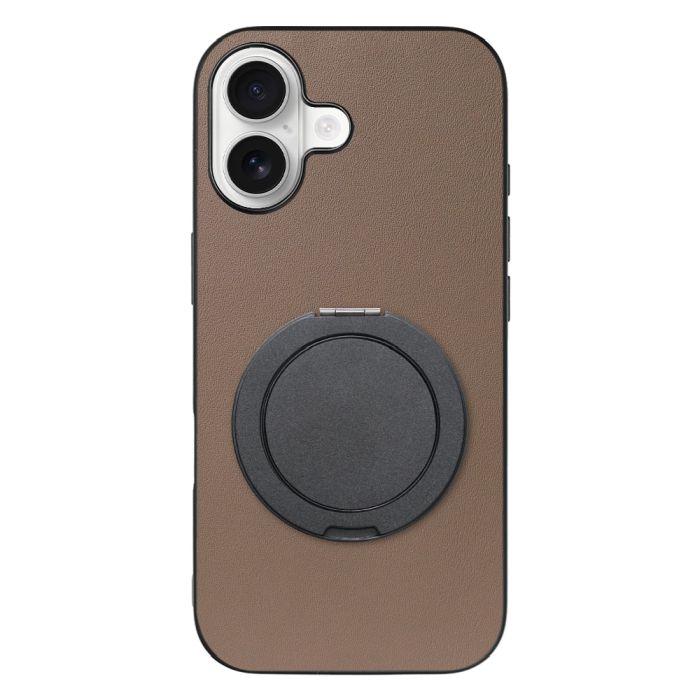 [ LOOF RING-SHELL (シンプル Ver.) ] iPhone 17 iPhone17 アイフォン17 iPhone 17 アイフォン 17 スマホケース 背面 ケース カバー ハードケース スマホリング リング付き 本革 ストラップホール [ iPhone 17 用 ]