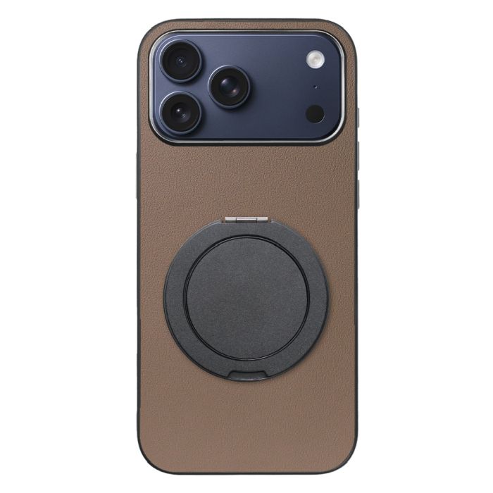 [ LOOF RING-SHELL (シンプル Ver.) ] iPhone 17 Pro Max iPhone17 Pro Max アイフォン17 プロ マックス スマホケース 背面 ケース カバー ハードケース スマホリング リング付き 本革 ストラップホール [ iPhone 17 Pro Max 用 ]