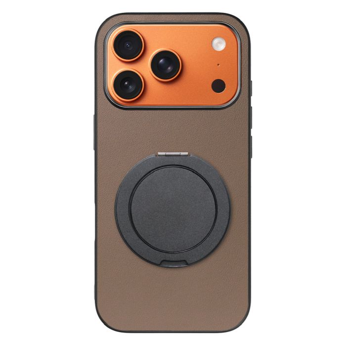 [ LOOF RING-SHELL (シンプル Ver.) ] iPhone 17 Pro iPhone17 Pro アイフォン17 プロ スマホケース 背面 ケース カバー ハードケース スマホリング リング付き 本革 ストラップホール [ iPhone 17 Pro 用 ]