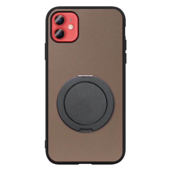 [ LOOF RING-SHELL (シンプル Ver.) ] iPhone 12 mini iphone12mini 12mini 12ミニ スマホケース 背面 ケース カバー ハードケース スマホリング リング付き 本革 ストラップホール [ iPhone 12 mini ]