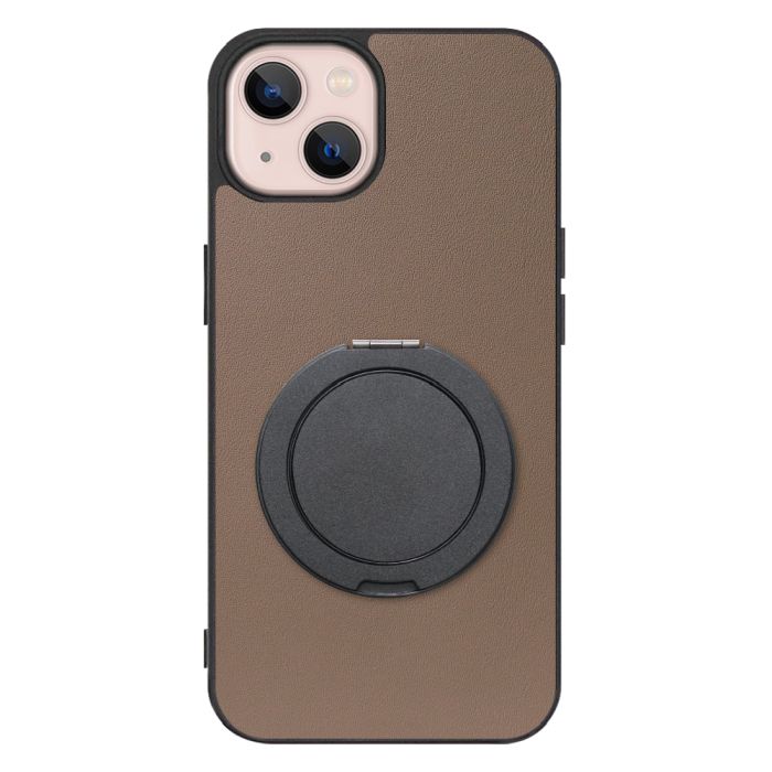 [ LOOF RING-SHELL (シンプル Ver.) ] iPhone 13 iphone13 スマホケース 背面 ケース カバー ハードケース スマホリング リング付き 本革 ストラップホール [ iPhone 13 ]