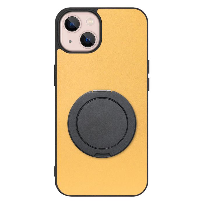 [ LOOF RING-SHELL (シンプル Ver.) ] iPhone 13 iphone13 スマホケース 背面 ケース カバー ハードケース スマホリング リング付き 本革 ストラップホール [ iPhone 13 ]