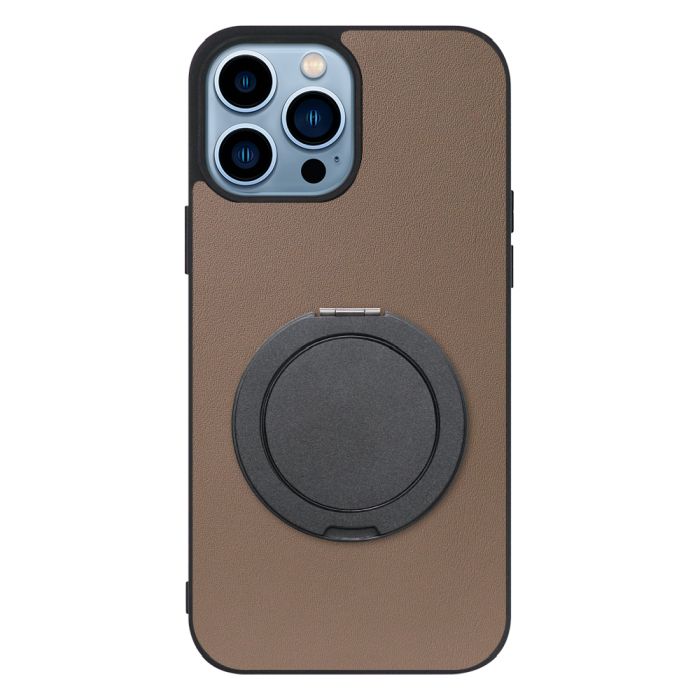 [ LOOF RING-SHELL (シンプル Ver.) ] iPhone 13 Pro iphone13pro 13pro プロ スマホケース 背面 ケース カバー ハードケース スマホリング リング付き 本革 ストラップホール [ iPhone 13 Pro ]