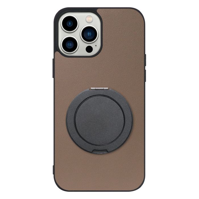 [ LOOF RING-SHELL (シンプル Ver.) ] iPhone 13 Pro Max iphone13promax 13promax promax プロマックス スマホケース 背面 ケース カバー ハードケース スマホリング リング付き 本革 ストラップホール [ iPhone 13 Pro Max ]