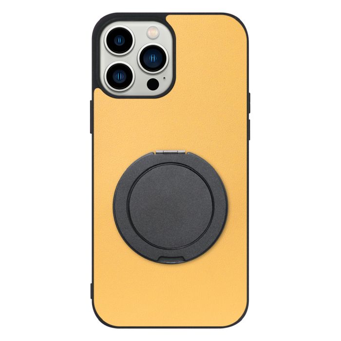 [ LOOF RING-SHELL (シンプル Ver.) ] iPhone 13 Pro Max iphone13promax 13promax promax プロマックス スマホケース 背面 ケース カバー ハードケース スマホリング リング付き 本革 ストラップホール [ iPhone 13 Pro Max ]