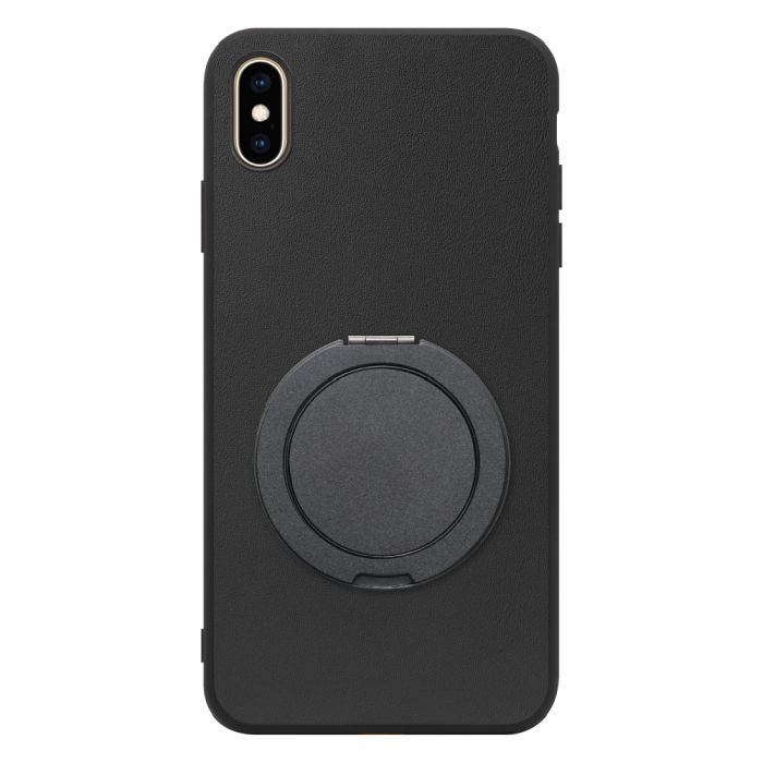 [ LOOF RING-SHELL (シンプル Ver.) ] iPhone XS Max iPhonexsmax xsmax スマホケース 背面 ケース カバー ハードケース スマホリング リング付き 本革 ストラップホール [ iPhone XS Max ]