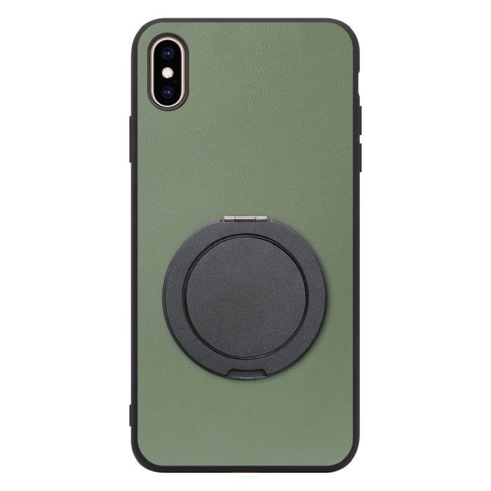 [ LOOF RING-SHELL (シンプル Ver.) ] iPhone XS Max iPhonexsmax xsmax スマホケース 背面 ケース カバー ハードケース スマホリング リング付き 本革 ストラップホール [ iPhone XS Max ]