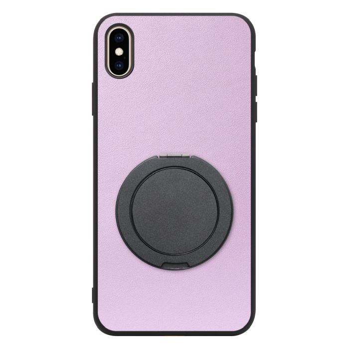 [ LOOF RING-SHELL (シンプル Ver.) ] iPhone XS Max iPhonexsmax xsmax スマホケース 背面 ケース カバー ハードケース スマホリング リング付き 本革 ストラップホール [ iPhone XS Max ]