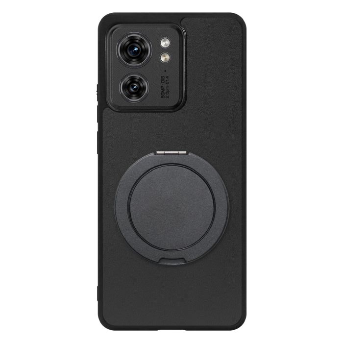 [ LOOF RING-SHELL (シンプル Ver.) ] motorola edge 40  スマホケース 背面 ケース カバー ハードケース スマホリング リング付き 本革 ストラップホール [ motorola edge 40 ]