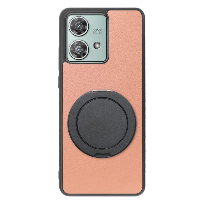 [ LOOF RING-SHELL (シンプル Ver.) ] motorola edge 40 neo motorola edge40neo スマホケース 背面 ケース カバー ハードケース スマホリング リング付き 本革 ストラップホール [ motorola edge 40 neo ]