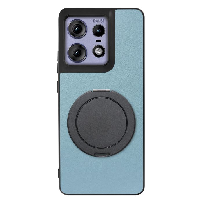 [ LOOF RING-SHELL (シンプル Ver.) ] motorola edge 50 pro / 50s pro  スマホケース 背面 ケース カバー ハードケース スマホリング リング付き 本革 ストラップホール [ motorola edge 50 pro / 50s pro ]