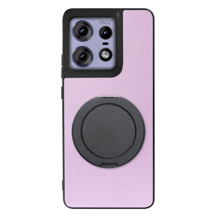 [ LOOF RING-SHELL (シンプル Ver.) ] motorola edge 50 pro / 50s pro  スマホケース 背面 ケース カバー ハードケース スマホリング リング付き 本革 ストラップホール [ motorola edge 50 pro / 50s pro ]